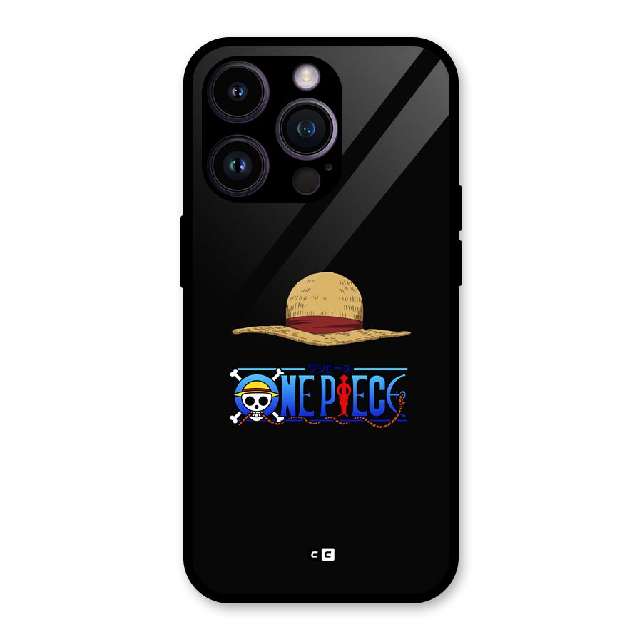 Straw Hat Glass Back Case for iPhone 14 Pro