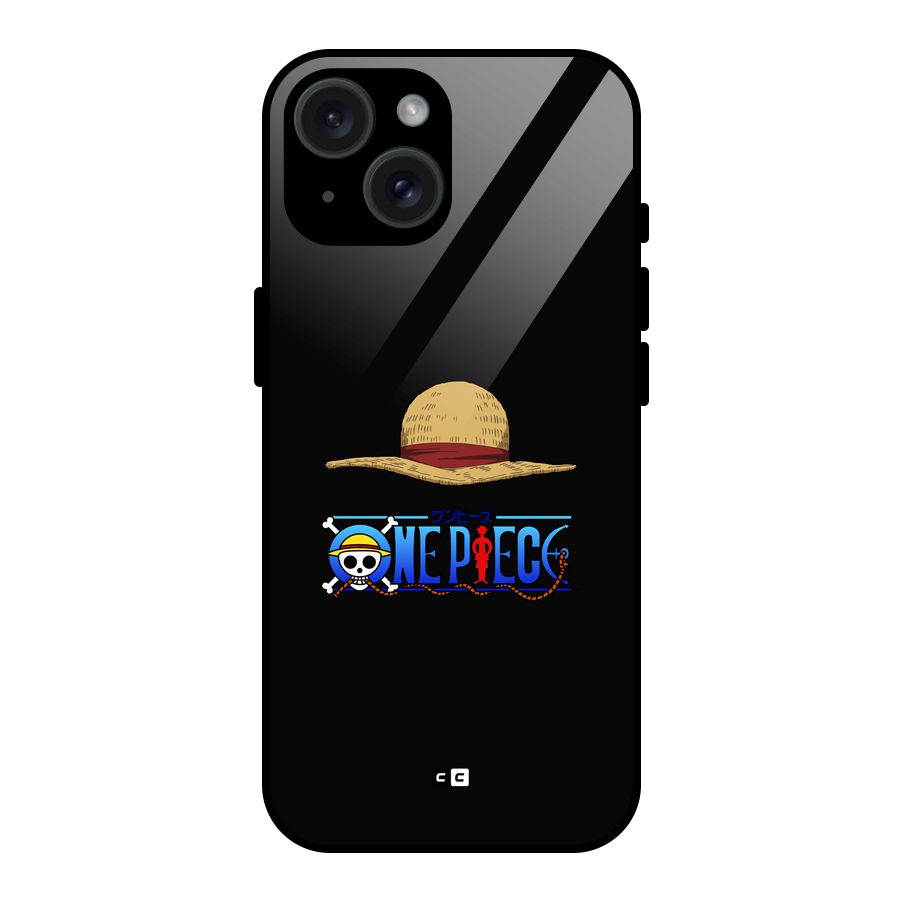 Straw Hat Glass Back Case for iPhone 15