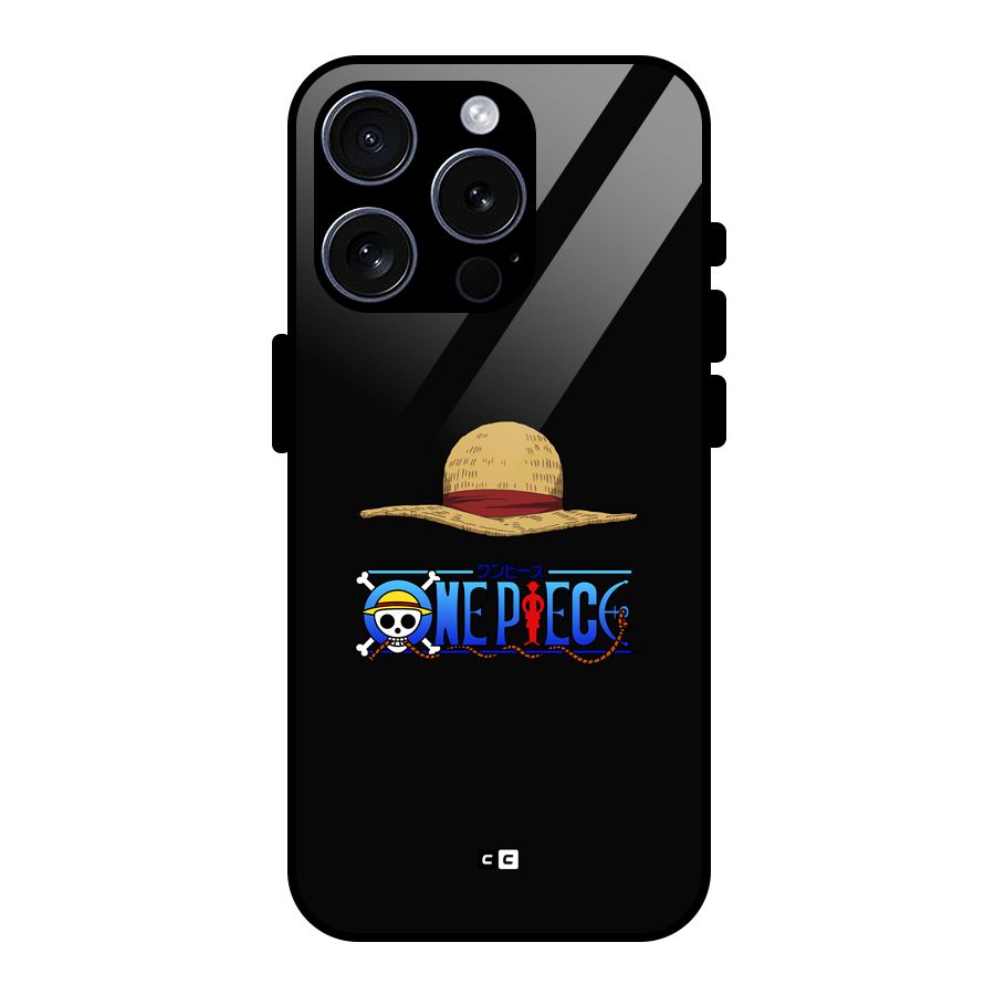 Straw Hat Glass Back Case for iPhone 15 Pro