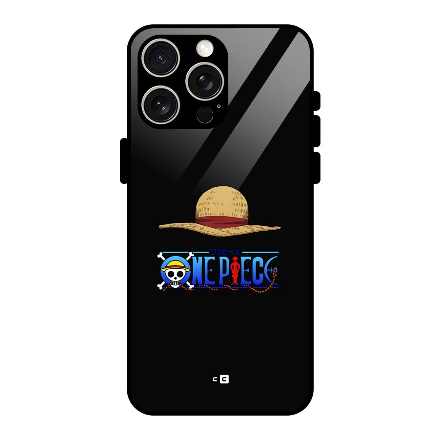 Straw Hat Glass Back Case for iPhone 15 Pro Max