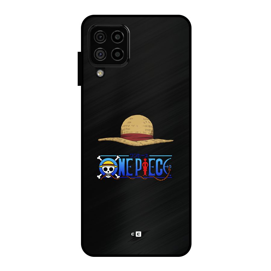 Straw Hat Metal Back Case for Galaxy A22 4G
