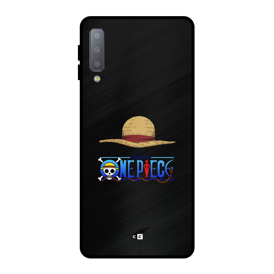 Straw Hat Metal Back Case for Galaxy A7 (2018)