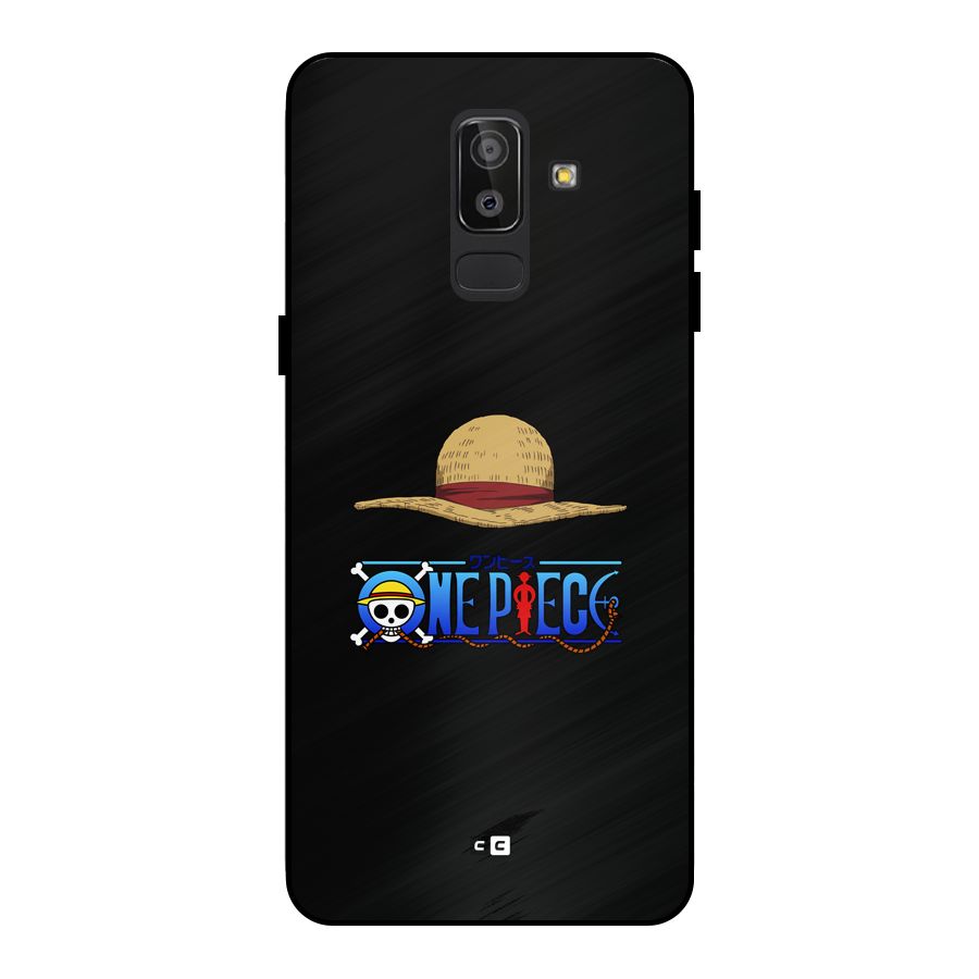 Straw Hat Metal Back Case for Galaxy J8