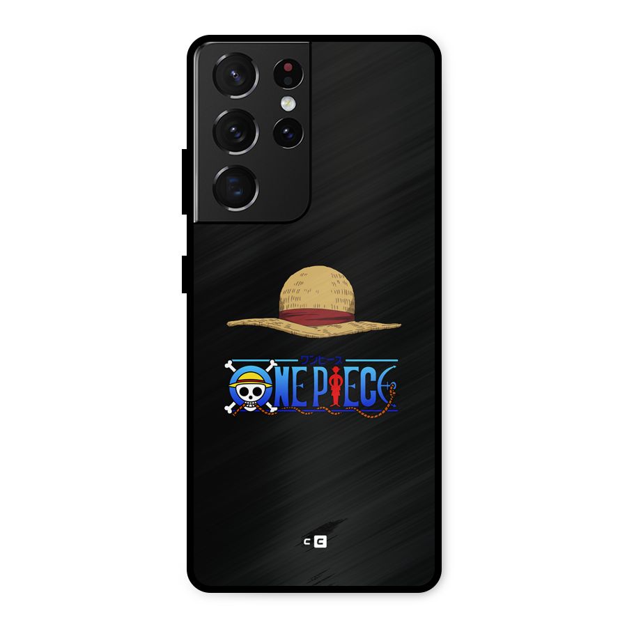 Straw Hat Metal Back Case for Galaxy S21 Ultra 5G