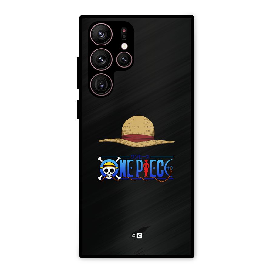 Straw Hat Metal Back Case for Galaxy S22 Ultra 5G