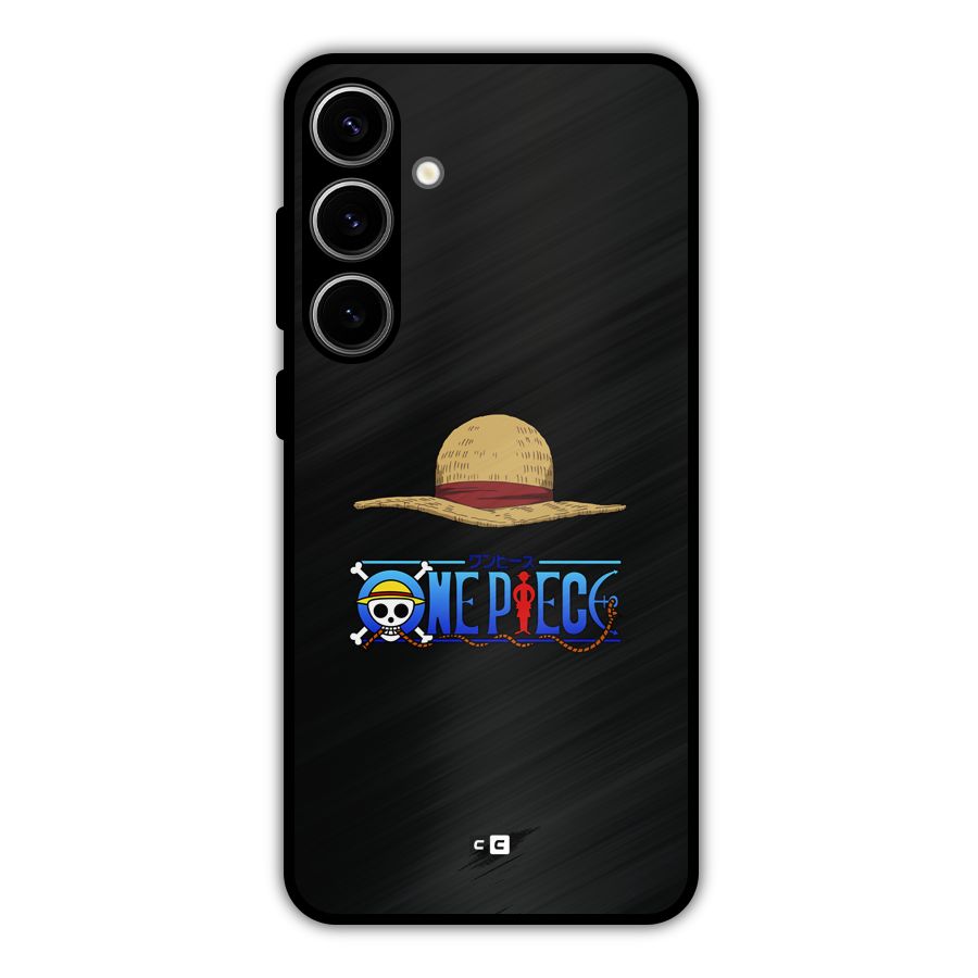 Straw Hat Metal Back Case for Galaxy S24 Plus