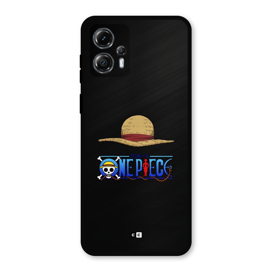 Straw Hat Metal Back Case for Moto G13