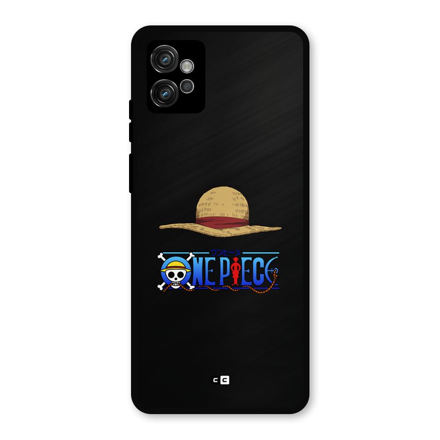 Straw Hat Metal Back Case for Moto G32
