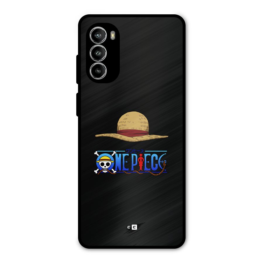 Straw Hat Metal Back Case for Moto G52