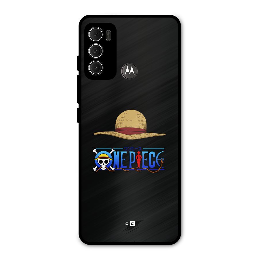 Straw Hat Metal Back Case for Moto G60