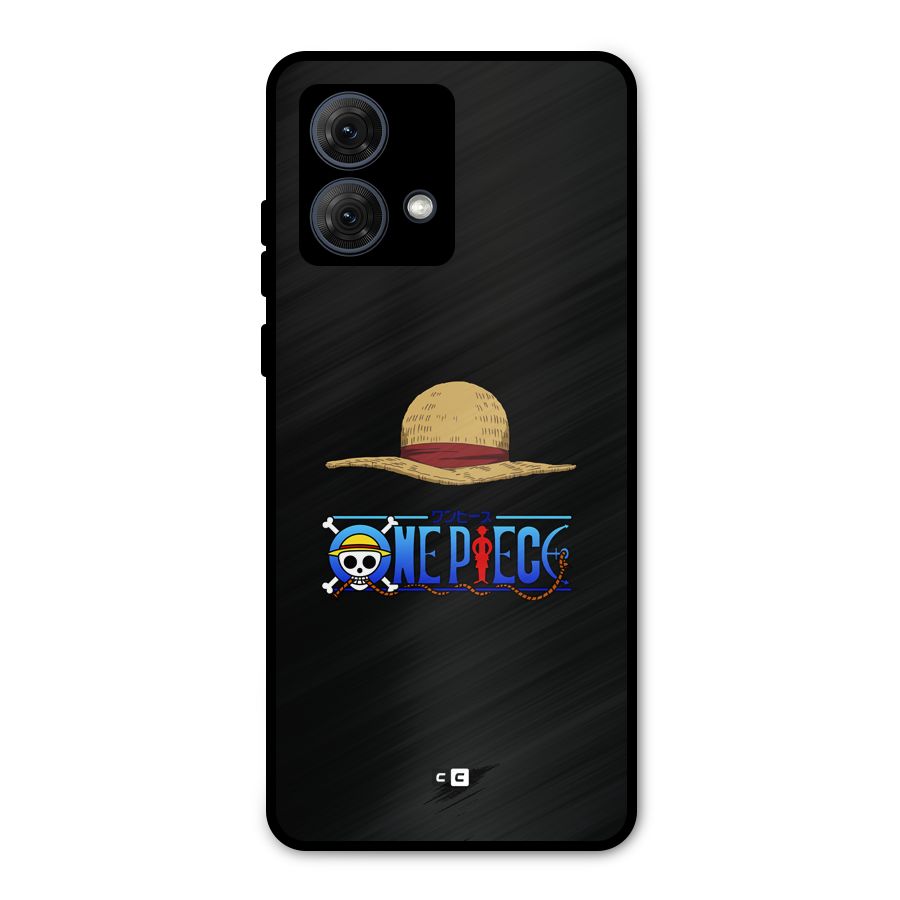 Straw Hat Metal Back Case for Moto G84