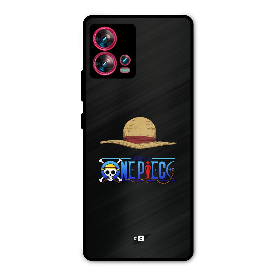Straw Hat Metal Back Case for Motorola Edge 30 Fusion