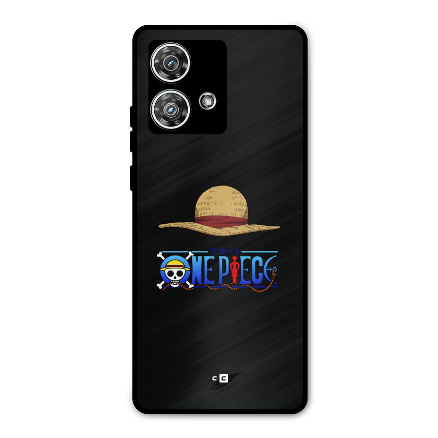 Straw Hat Metal Back Case for Motorola Edge 40 Neo