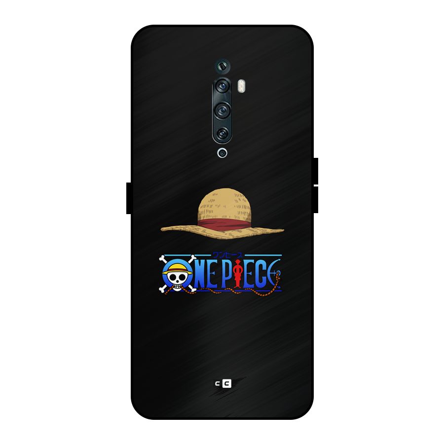 Straw Hat Metal Back Case for Oppo Reno2 Z