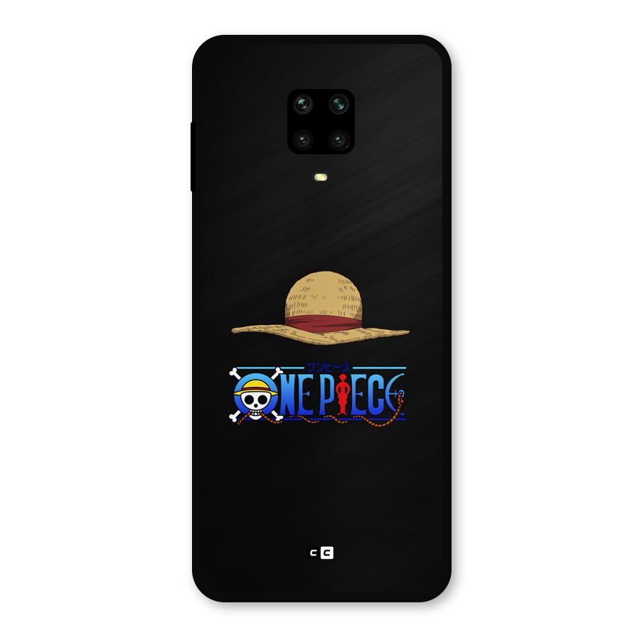 Straw Hat Metal Back Case for Poco M2 Pro