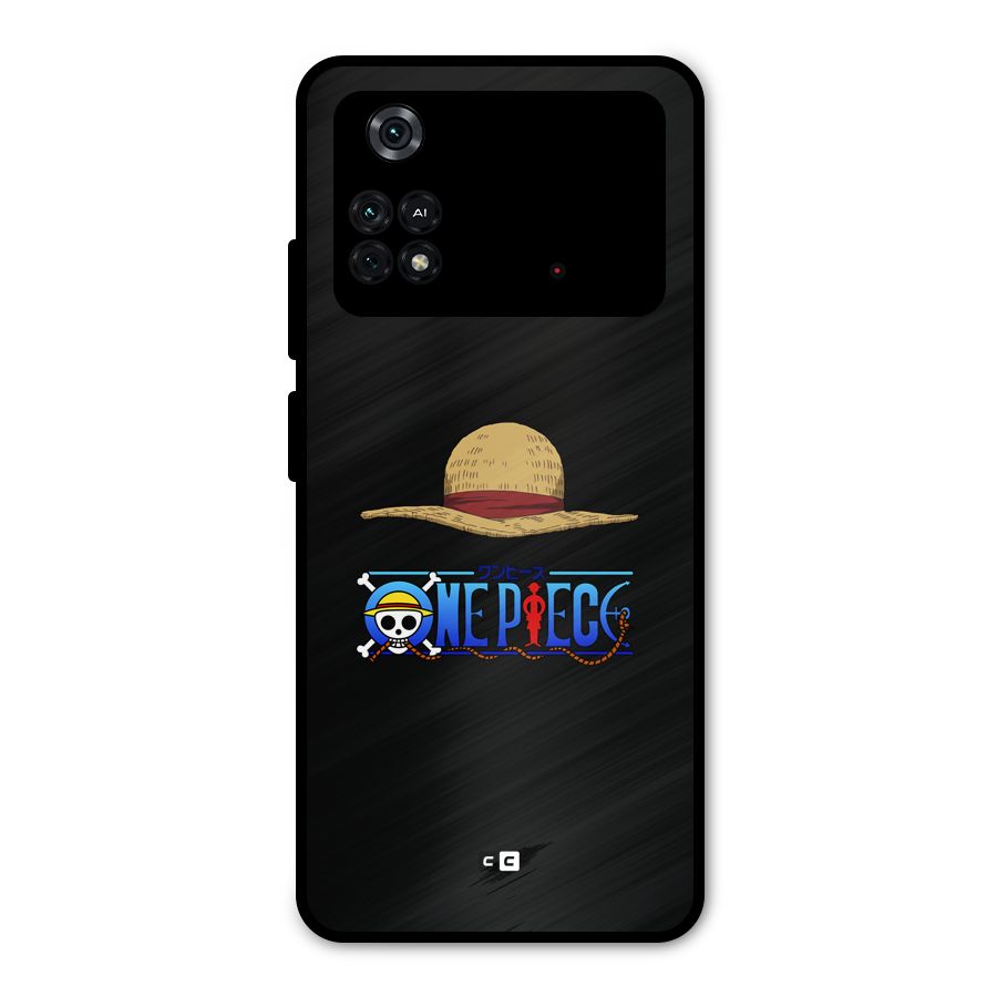 Straw Hat Metal Back Case for Poco M4 Pro 4G