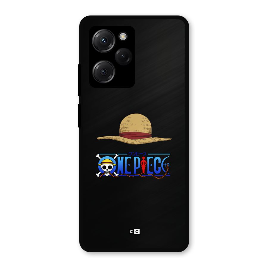 Straw Hat Metal Back Case for Poco X5 Pro