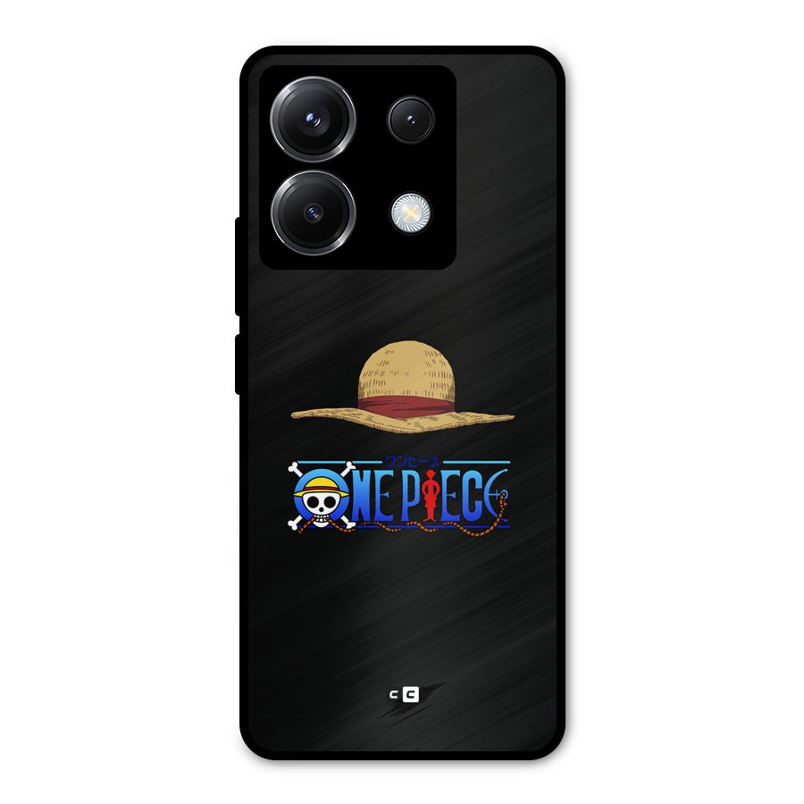 Straw Hat Metal Back Case for Poco X6