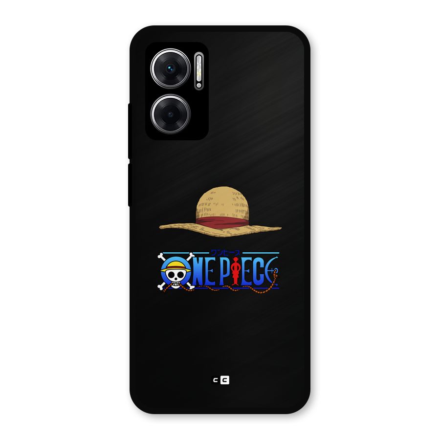 Straw Hat Metal Back Case for Redmi 11 Prime 5G