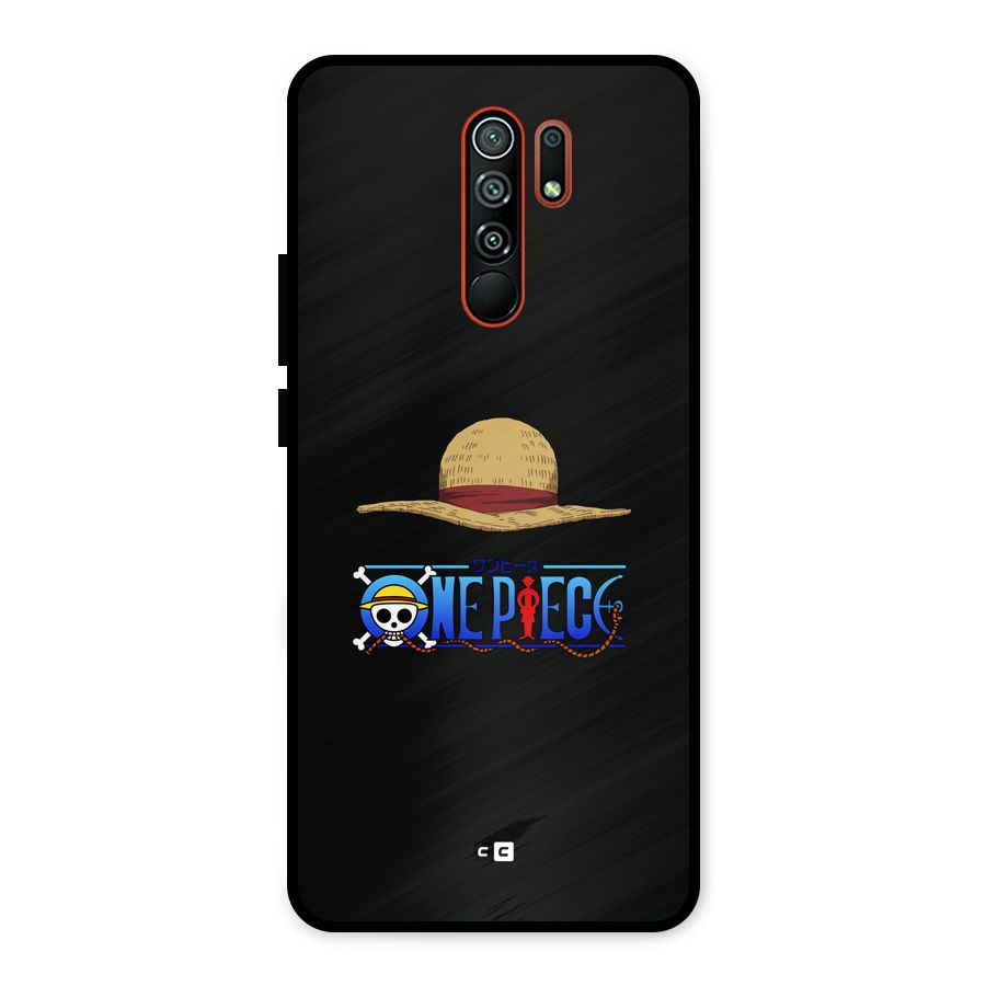 Straw Hat Metal Back Case for Redmi 9 Prime
