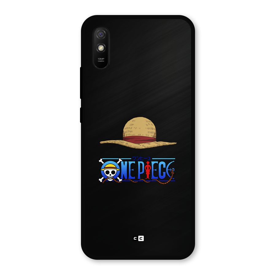 Straw Hat Metal Back Case for Redmi 9i