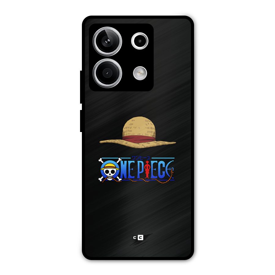 Straw Hat Metal Back Case for Redmi Note 13 5G