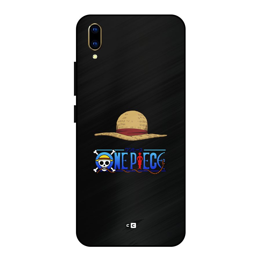 Straw Hat Metal Back Case for Vivo V11 Pro
