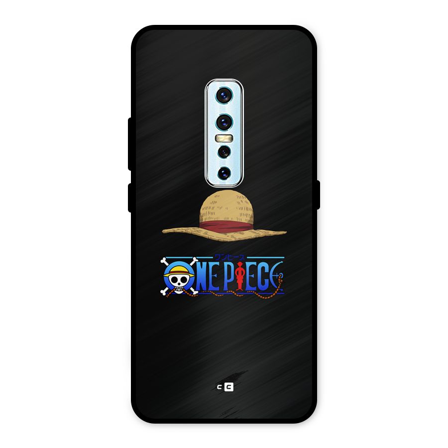 Straw Hat Metal Back Case for Vivo V17 Pro