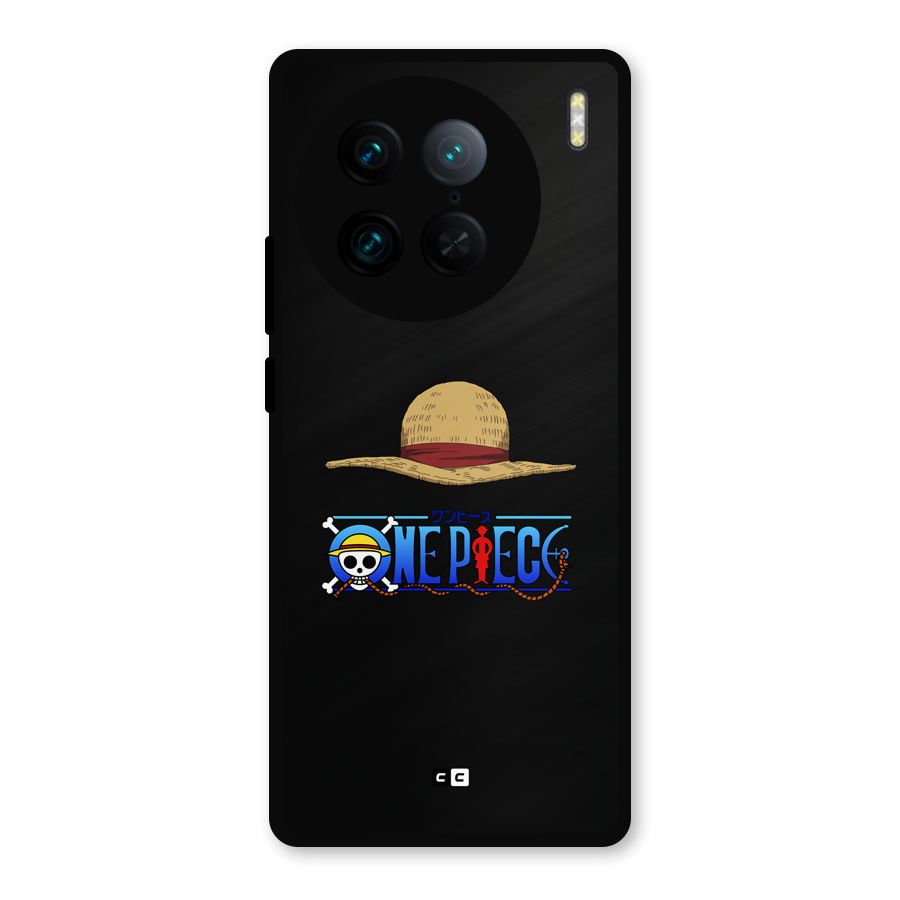 Straw Hat Metal Back Case for Vivo X90 Pro