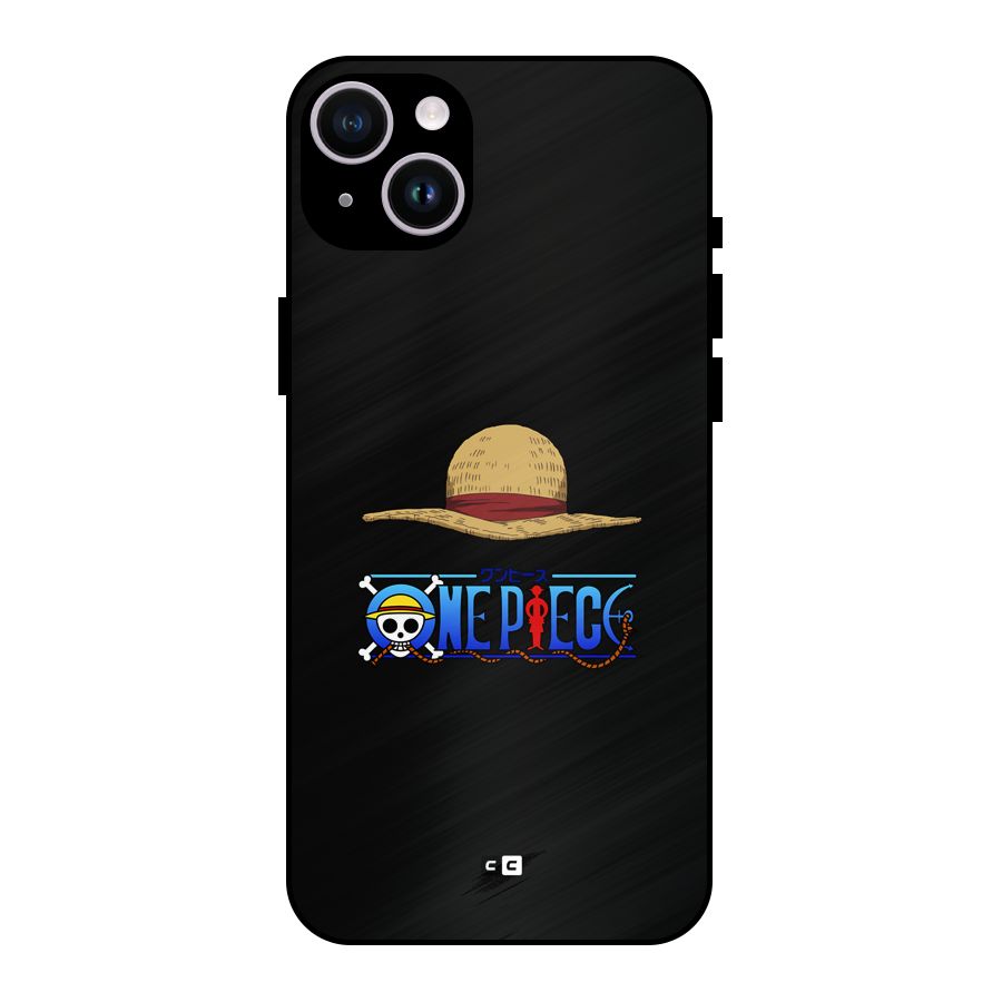 Straw Hat Metal Back Case for iPhone 14 Plus