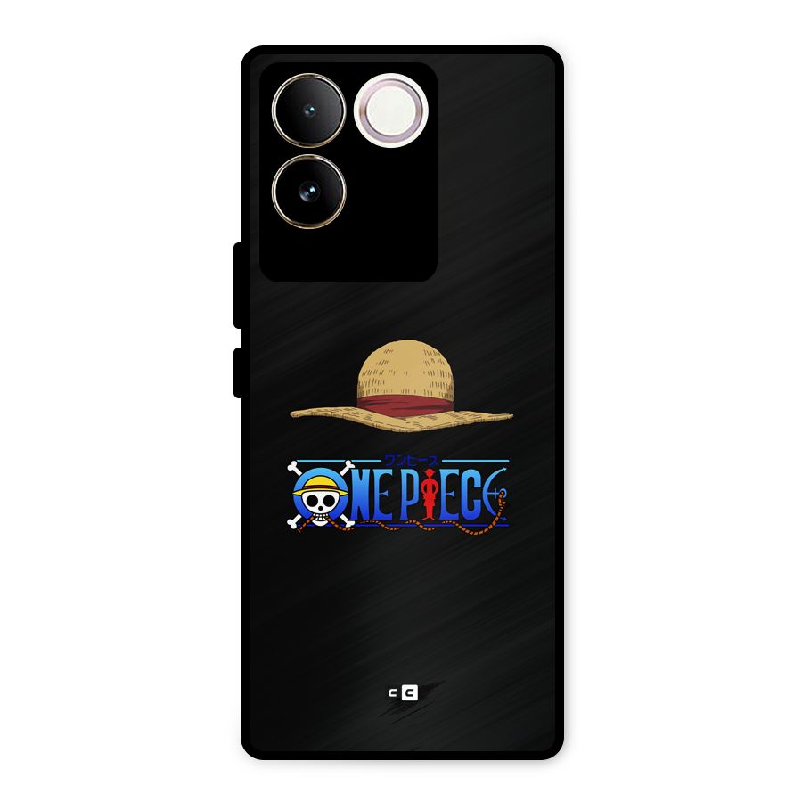 Straw Hat Metal Back Case for iQOO Z7 Pro