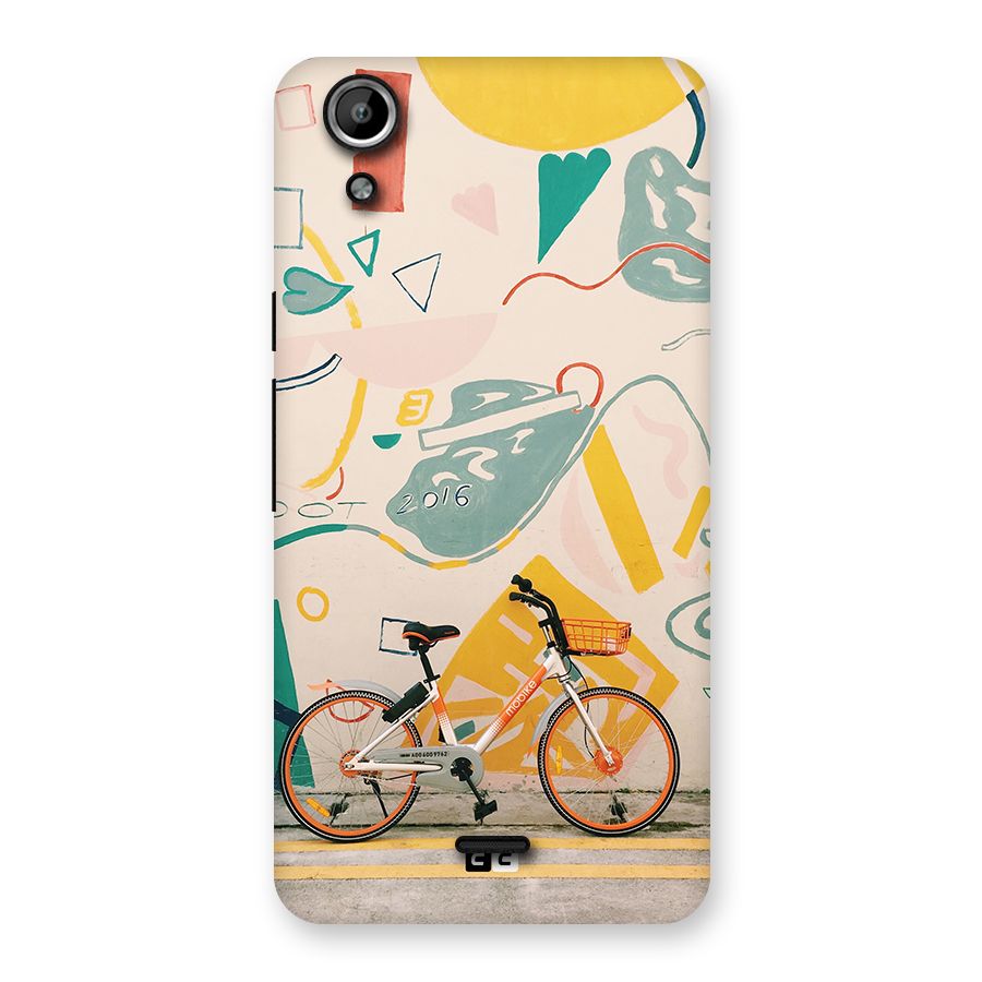 Street Art Bicycle Back Case for Canvas Selfie Lens Q345