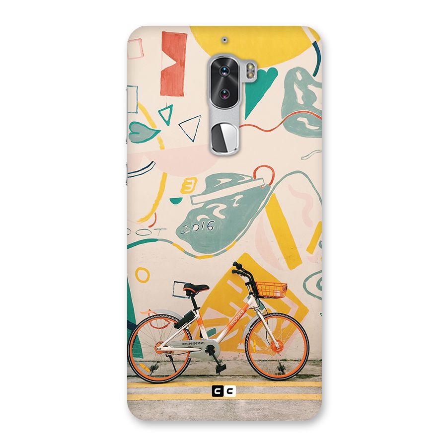 Street Art Bicycle Back Case for Coolpad Cool 1