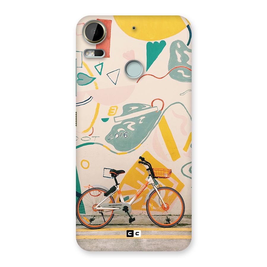 Street Art Bicycle Back Case for Desire 10 Pro
