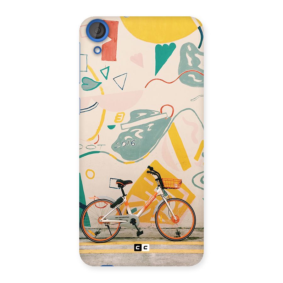 Street Art Bicycle Back Case for Desire 820