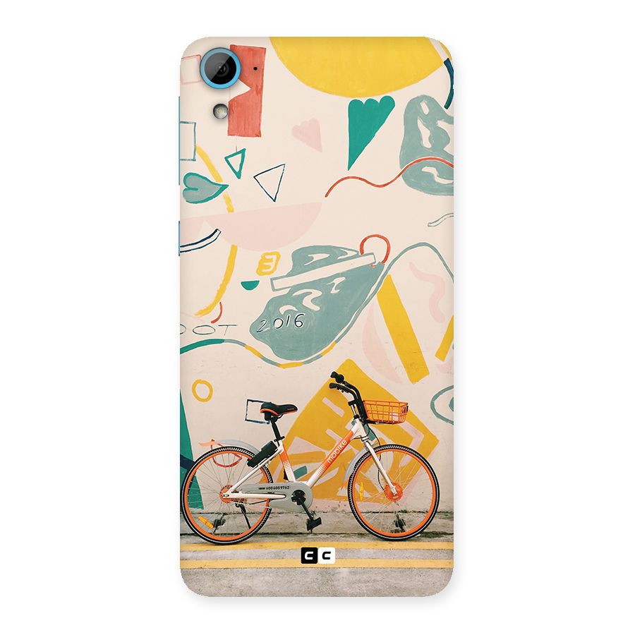 Street Art Bicycle Back Case for Desire 826