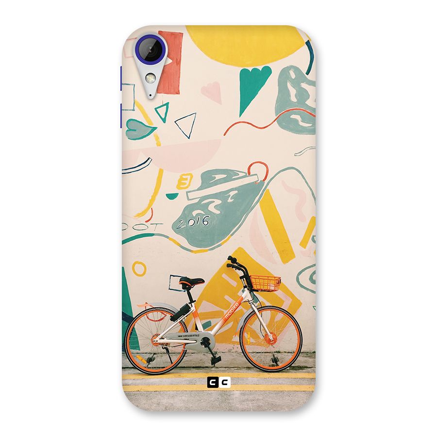 Street Art Bicycle Back Case for Desire 830