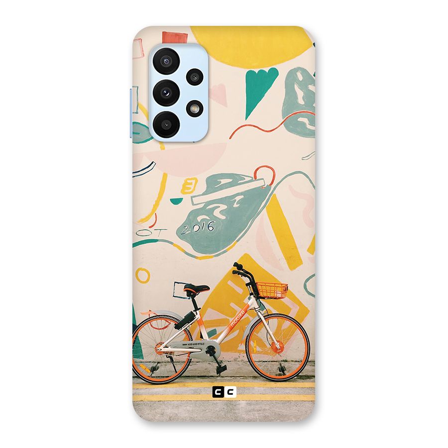 Street Art Bicycle Back Case for Galaxy A23
