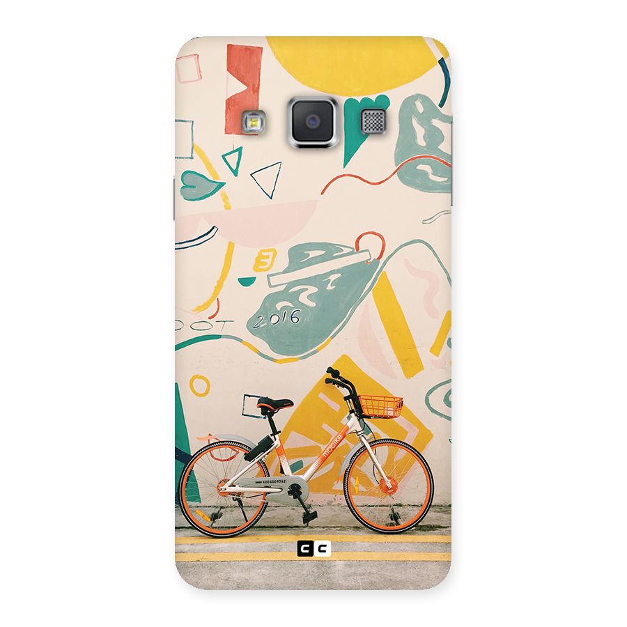 Street Art Bicycle Back Case for Galaxy A3