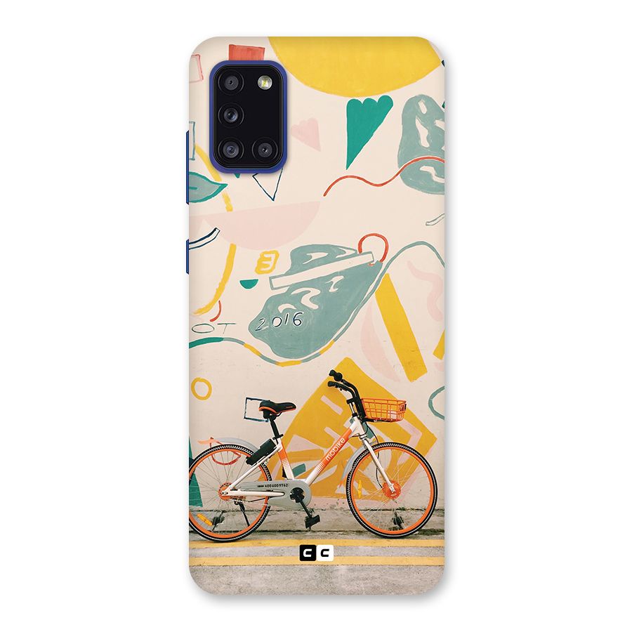 Street Art Bicycle Back Case for Galaxy A31