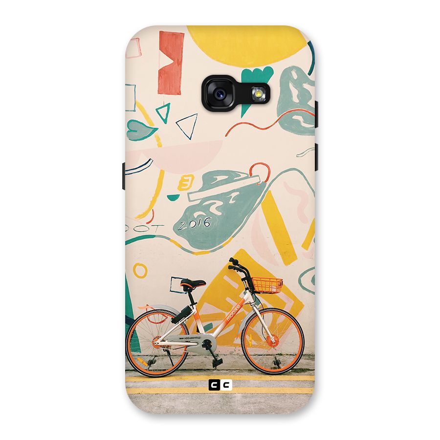 Street Art Bicycle Back Case for Galaxy A3 (2017)