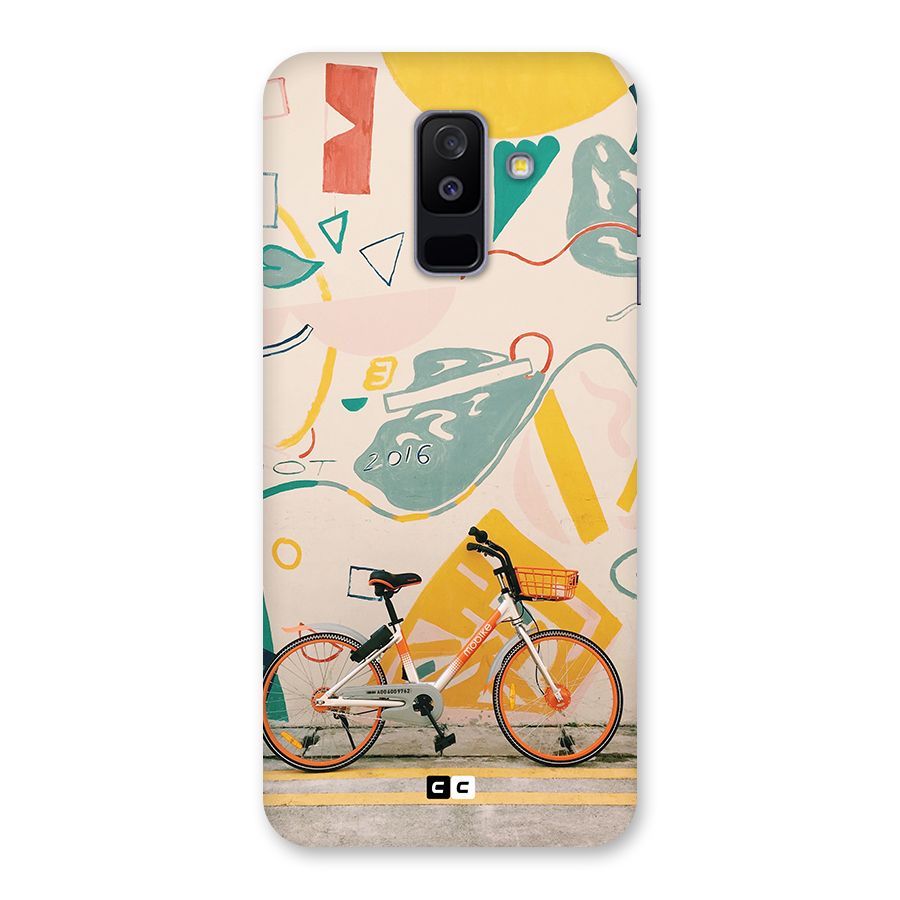 Street Art Bicycle Back Case for Galaxy A6 Plus