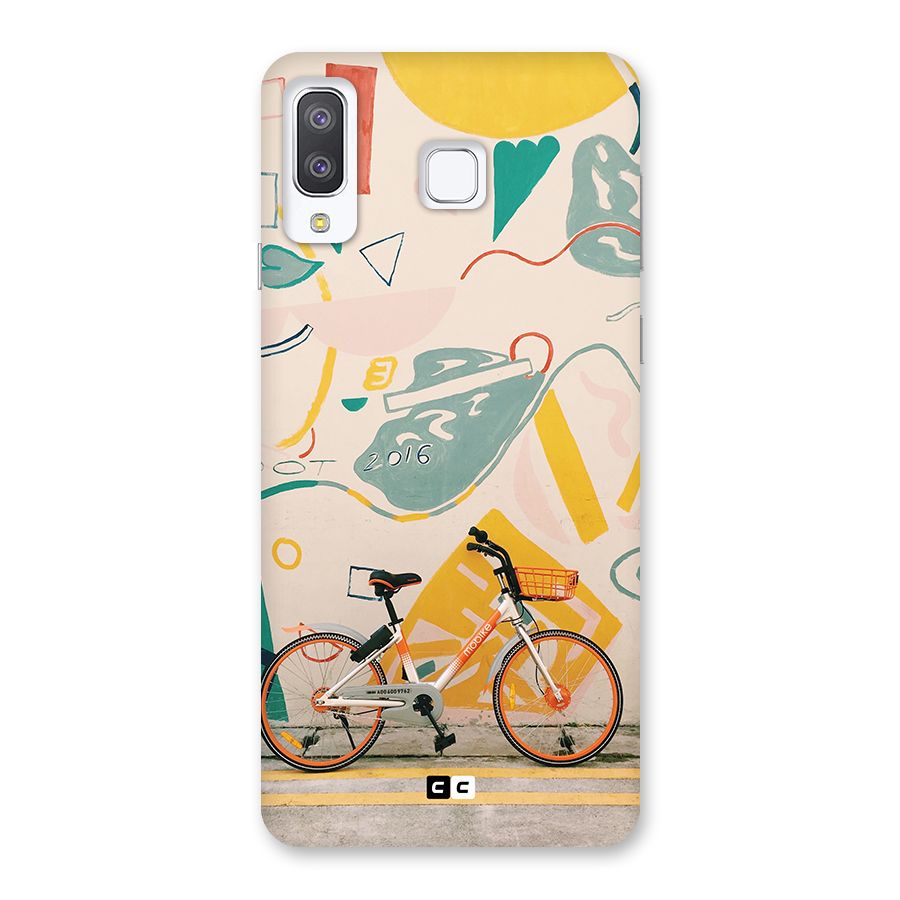 Street Art Bicycle Back Case for Galaxy A8 Star