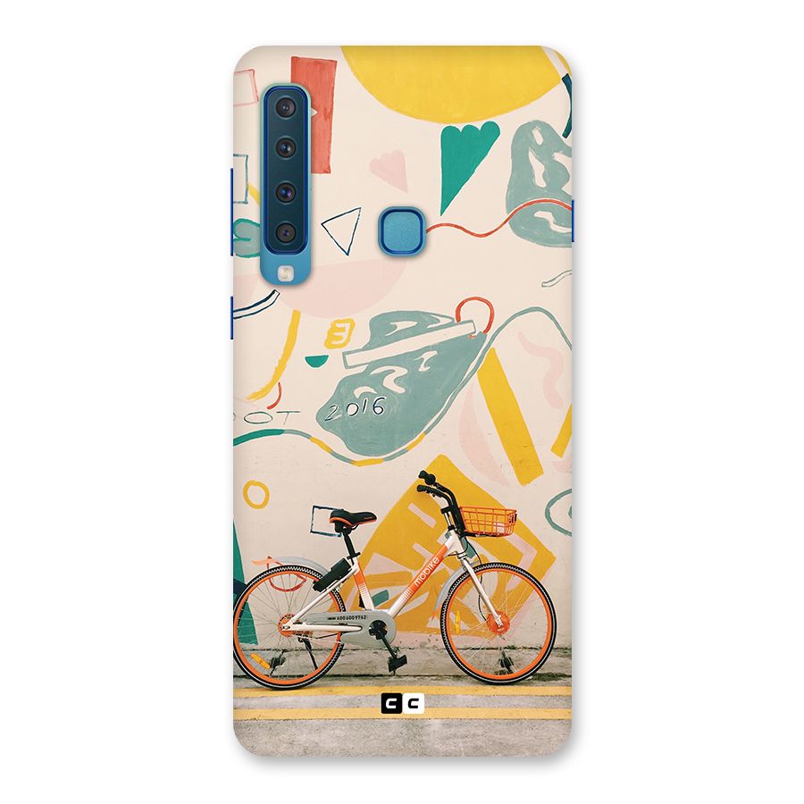 Street Art Bicycle Back Case for Galaxy A9 (2018)