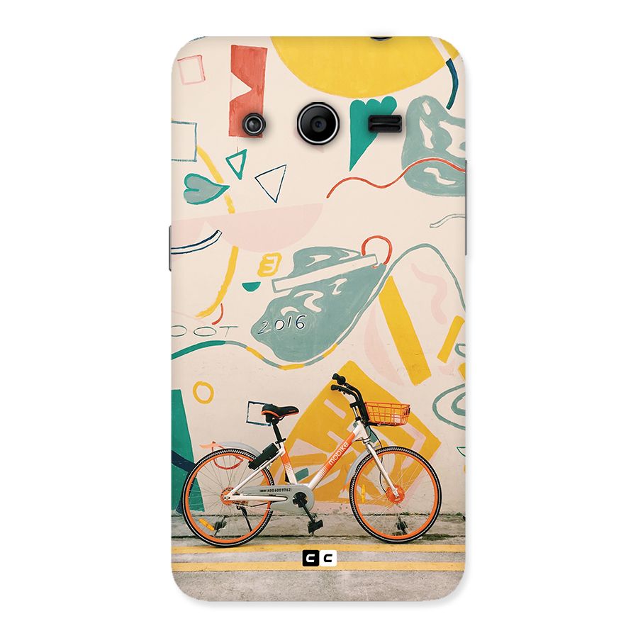 Street Art Bicycle Back Case for Galaxy Core 2