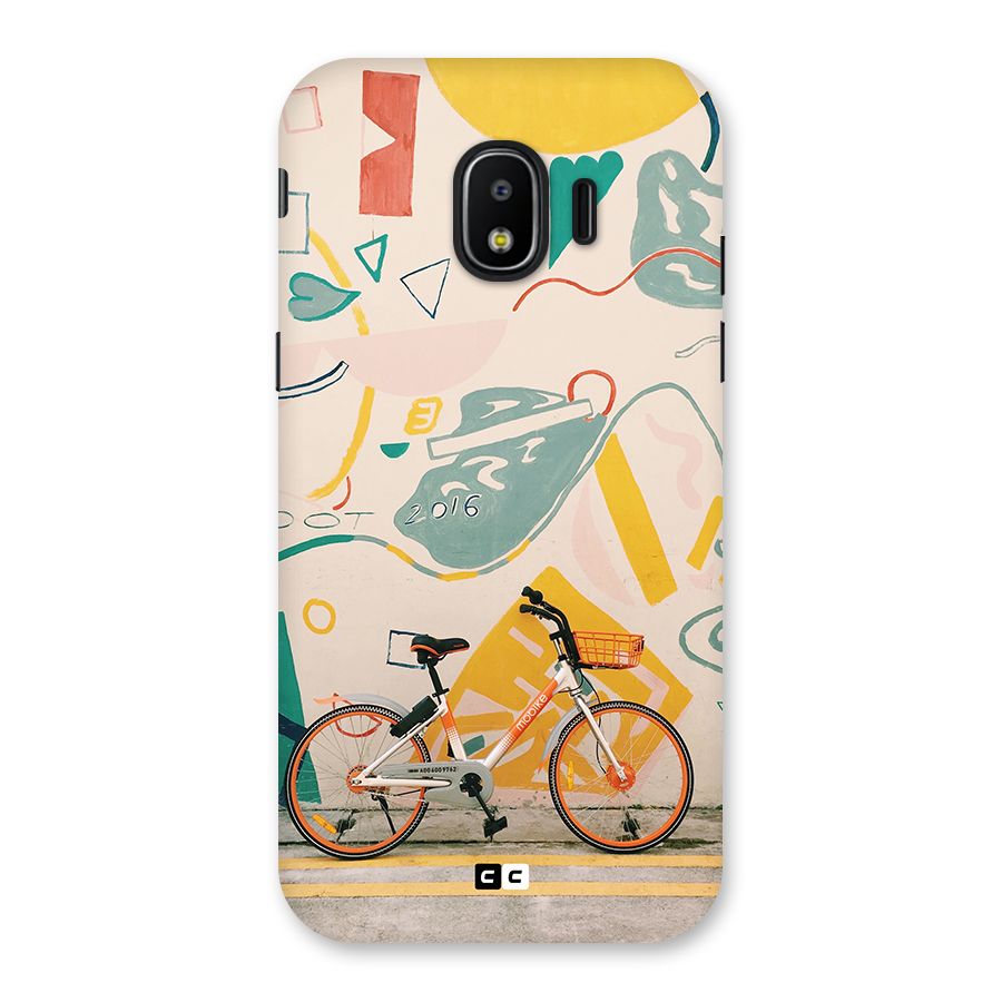 Street Art Bicycle Back Case for Galaxy J2 Pro 2018