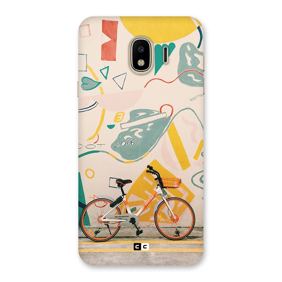 Street Art Bicycle Back Case for Galaxy J4