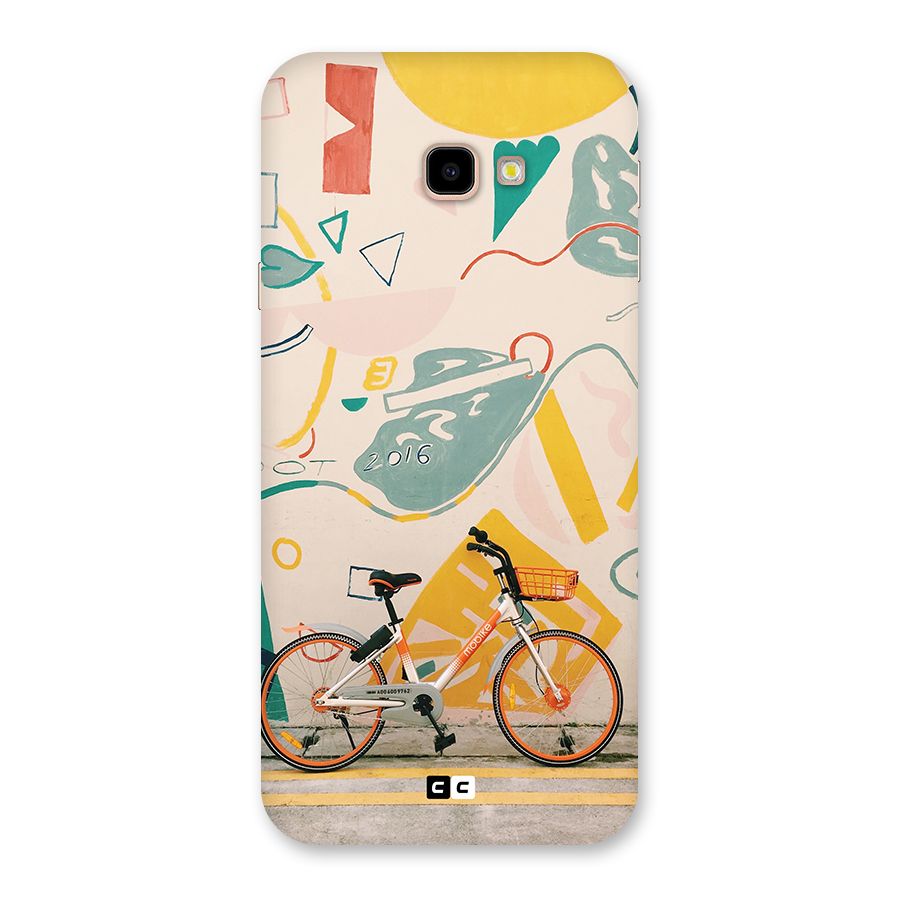 Street Art Bicycle Back Case for Galaxy J4 Plus