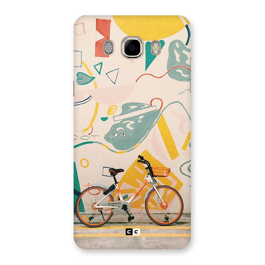 Street Art Bicycle Back Case for Galaxy J7 2016
