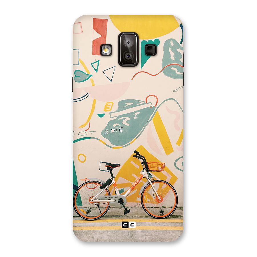 Street Art Bicycle Back Case for Galaxy J7 Duo